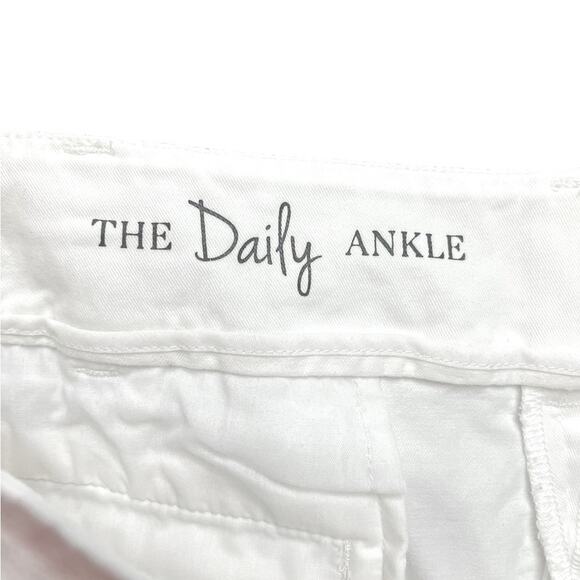 NWT TALBOTS‎ The Daily Ankle Cream Cropped Pants Women’s Size 16 - Picture 10 of 14